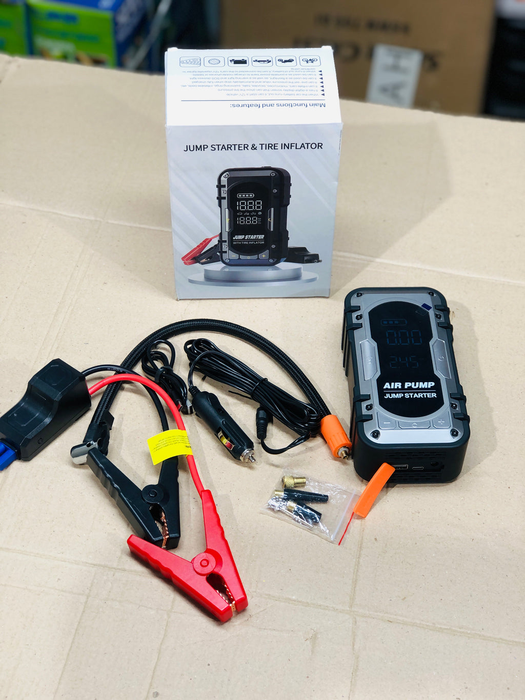 Imported Jump Starter & Tire Inflator MC6635