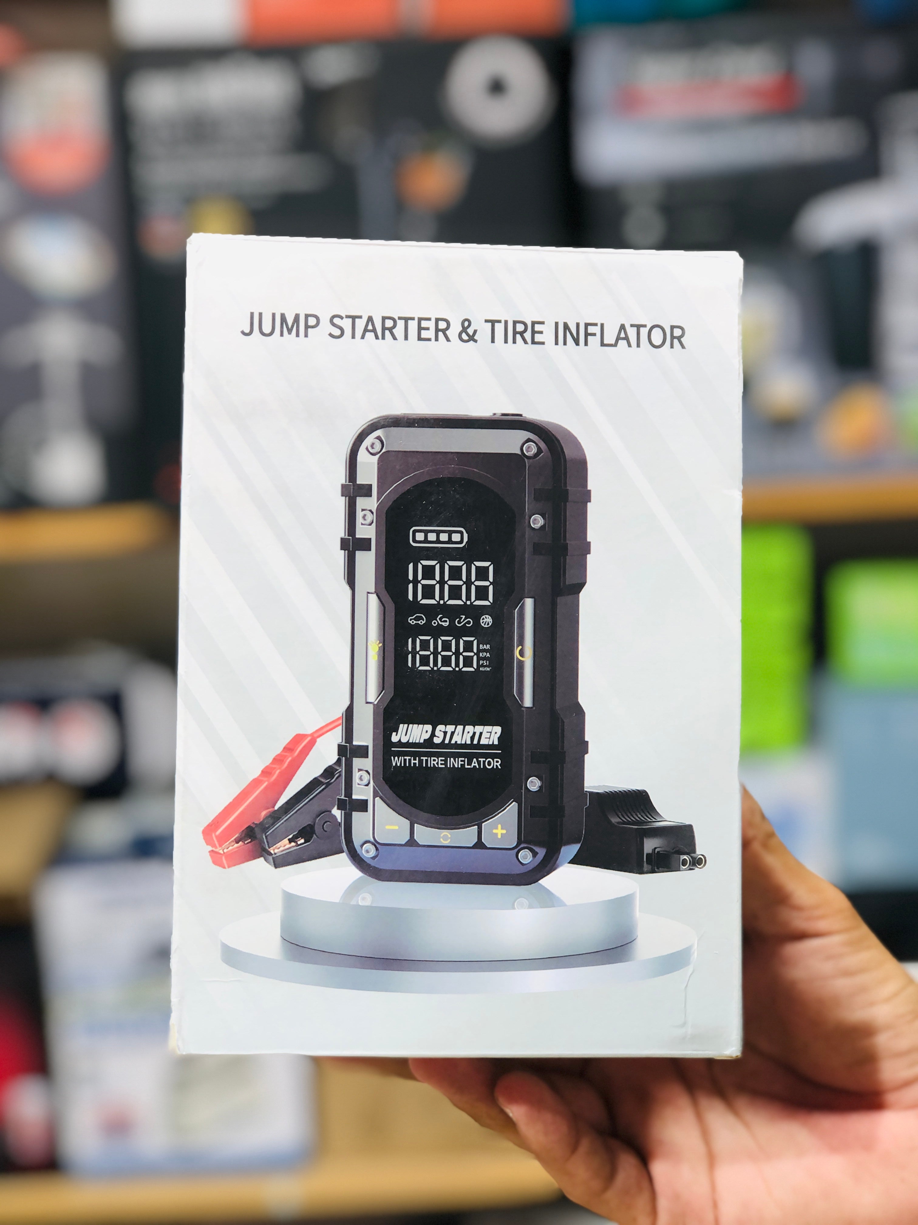 Imported Jump Starter & Tire Inflator MC6635