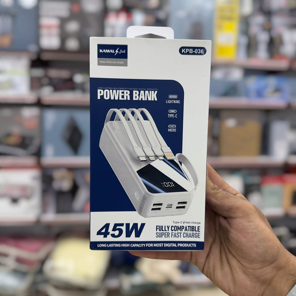 Kamal 45W Power Bank 30000mAh KPB-036