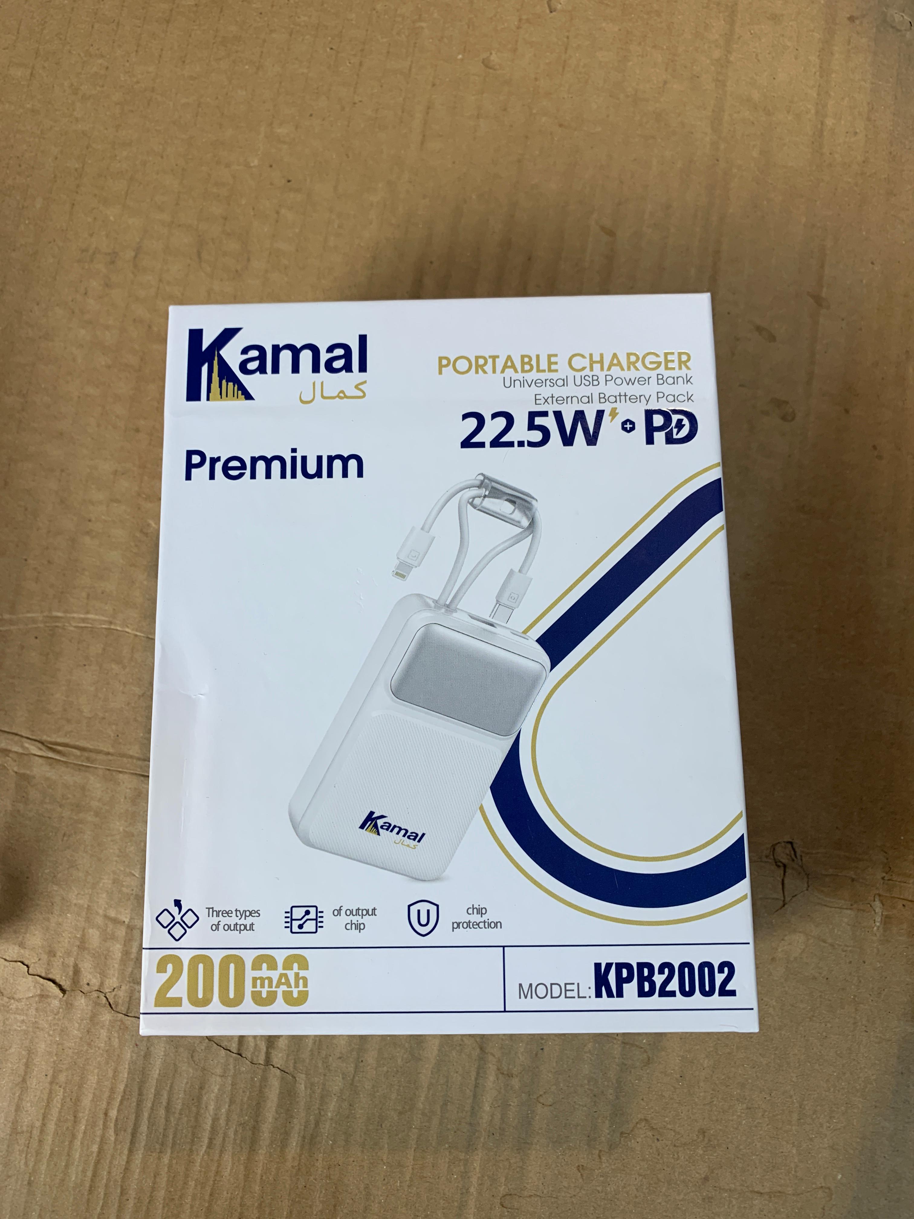 20000mAh Kamal Power Bank KPB2002