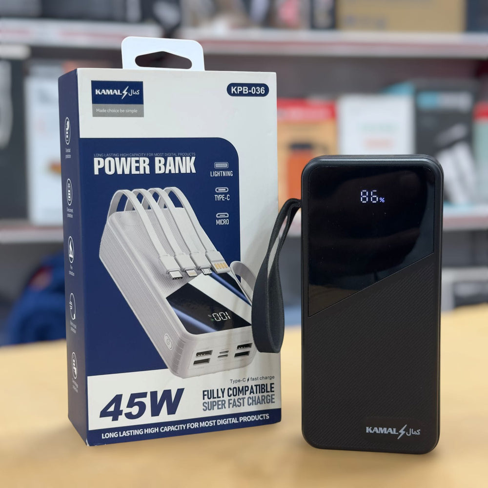 Kamal 45W Power Bank 30000mAh KPB-036